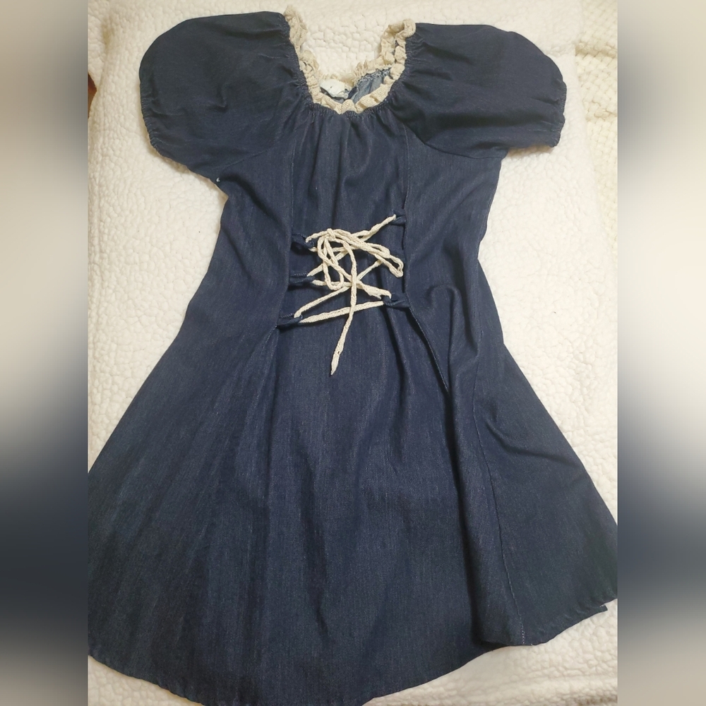 Urban outfitters love and harmony tie up dress